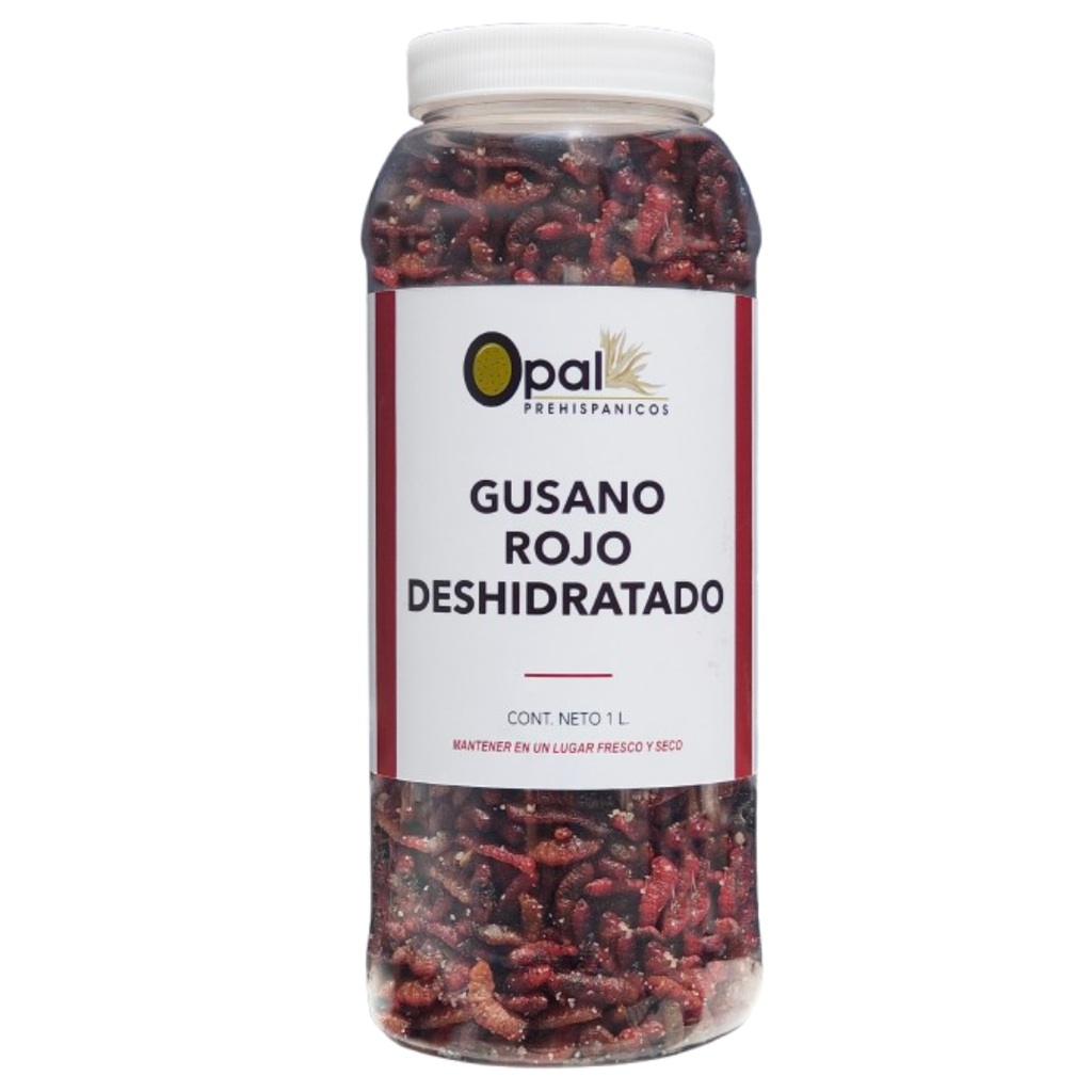 Gusano Rojo de Maguey Deshidratado / Litro