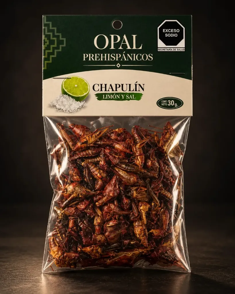 Bolsa de Chapulín 30 g limón y sal