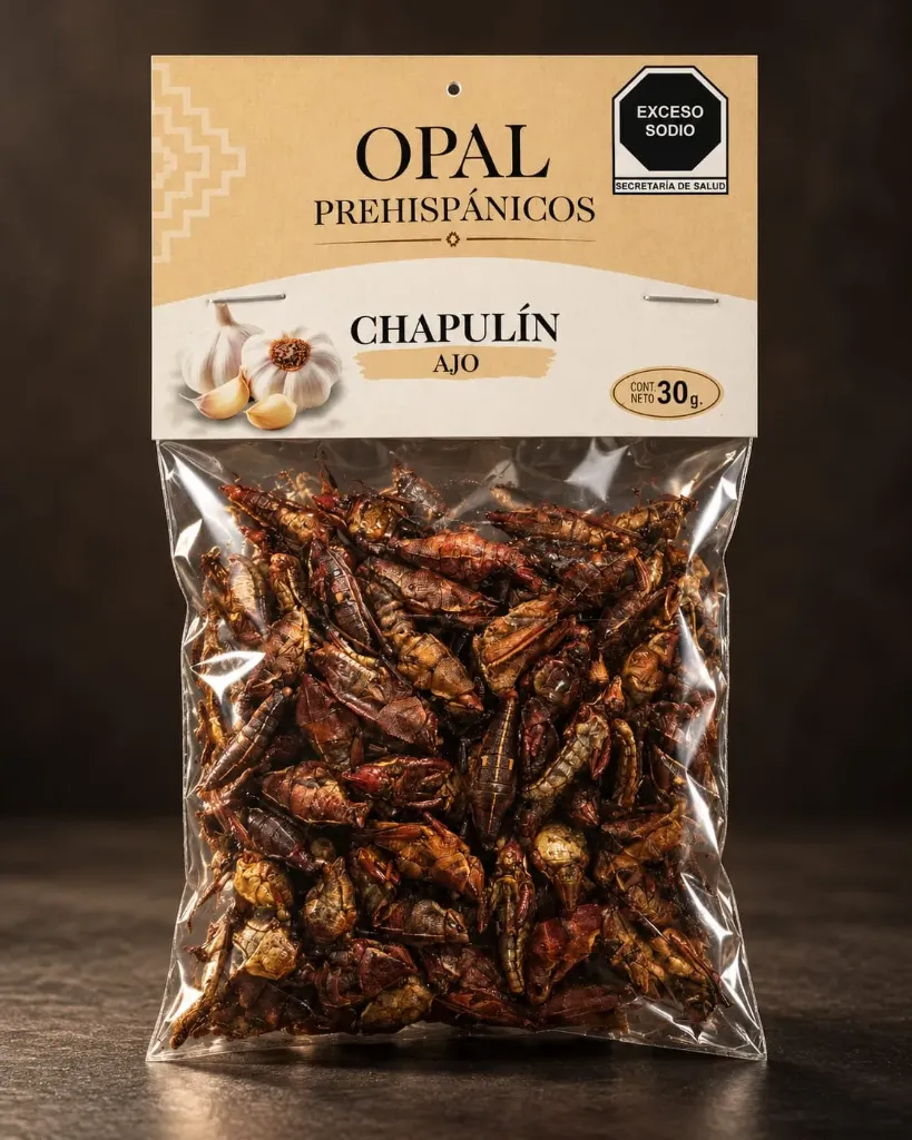 Bolsa de Chapulín 30 g Ajo