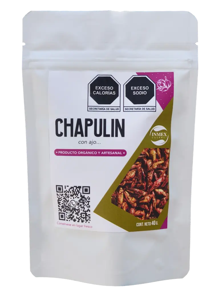 Bolsa De Chapulín Ajo 40 g