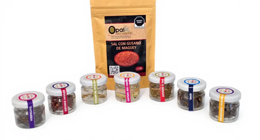 Kit de Insectos Comestibles 7X1 oz + 100 g.