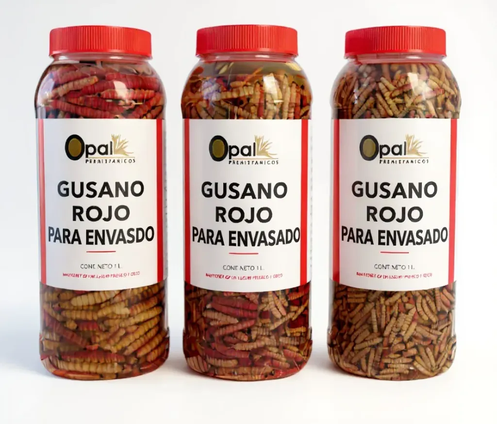 Gusano Rojo De Maguey en Mezcal